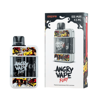 Многоразовое устройство Brusko Angry Vape Fury (Белый)