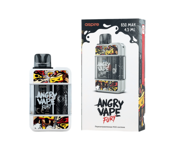 Многоразовое устройство Brusko Angry Vape Fury (Белый)