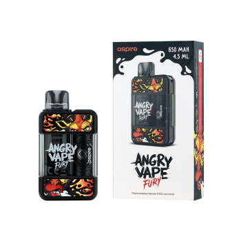 Многоразовое устройство Brusko Angry Vape Fury (Черный)