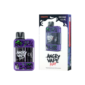 Многоразовое устройство Brusko Angry Vape Fury (Фиолетовый)