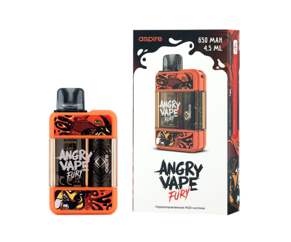 Многоразовое устройство Brusko Angry Vape Fury (Оранжевый)