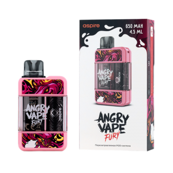 Многоразовое устройство Brusko Angry Vape Fury (Розовый)