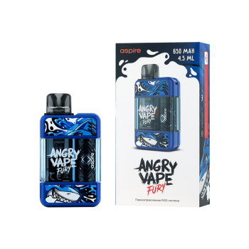 Многоразовое устройство Brusko Angry Vape Fury (Синий)