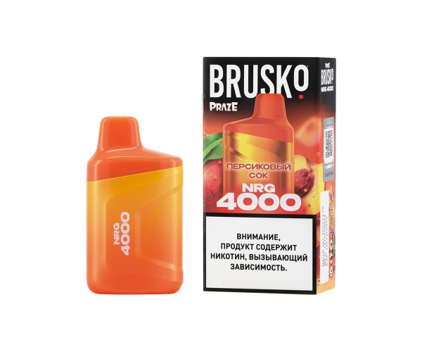 Brusko NRG 4000 Персиковый Сок