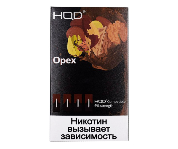 Картриджи HQD Орех (4 шт) 2%