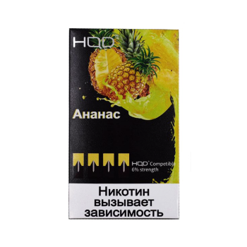 Картриджи HQD Ананас (4 шт) 2%