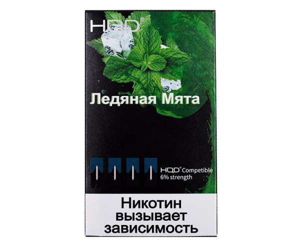 Картриджи HQD Мята (4 шт) 2%