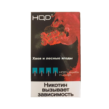 Картриджи HQD Shoria Хвоя и лесные ягоды (4 шт) 2%