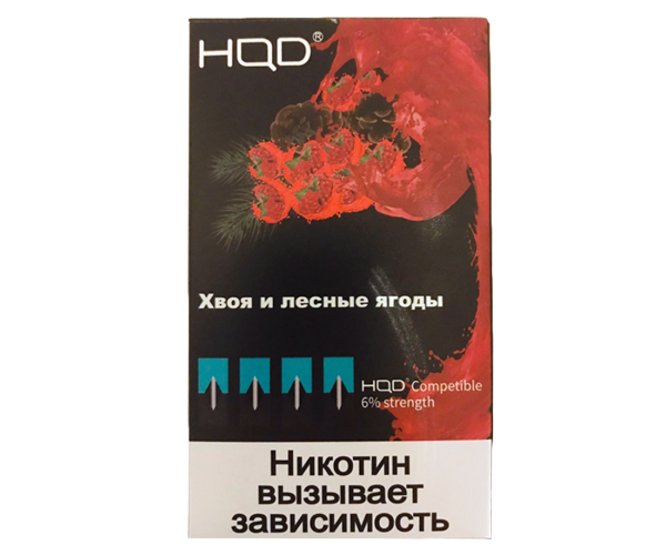 Картриджи HQD Shoria Хвоя и лесные ягоды (4 шт) 2%