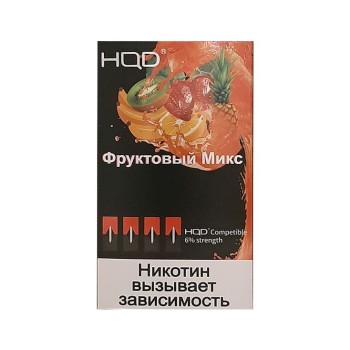 Картриджи HQD Фруктовый микс (4 шт) 2% (для JUUL)