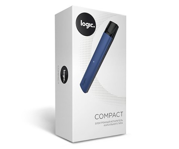 Электронный испаритель Logic Compact стальной синий