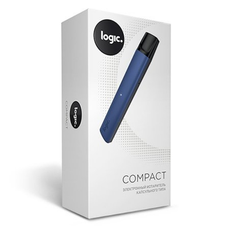 Электронный испаритель Logic Compact стальной синий