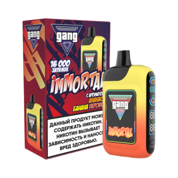 GANG IMMORTAL 16000 Ананас-Банан-Персик