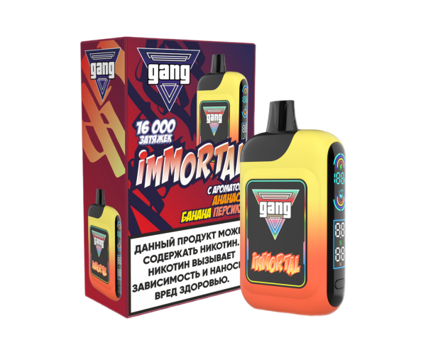 GANG IMMORTAL 16000 Ананас-Банан-Персик