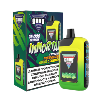 GANG IMMORTAL 16000 Тропический Лайм с Бананом