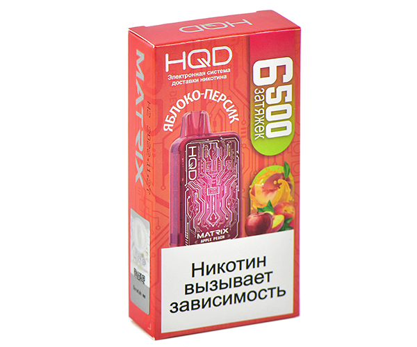 HQD MATRIX Яблоко, Персик