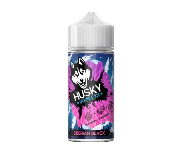 Жидкость HUSKY Double Ice Salt Siberian Black (Малина, ежевика, лед) 30 мл Strong