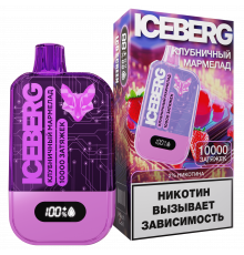 ICEBERG XXL 10000 Кислый Клубничный Мармелад