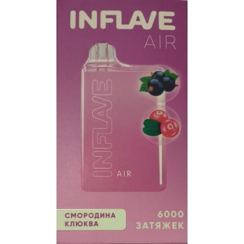 INFLAVE AIR Смородина, Клюква (6000 затяжек)