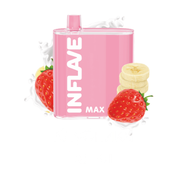 INFLAVE MAX Клубника, Банан (4000 затяжек)