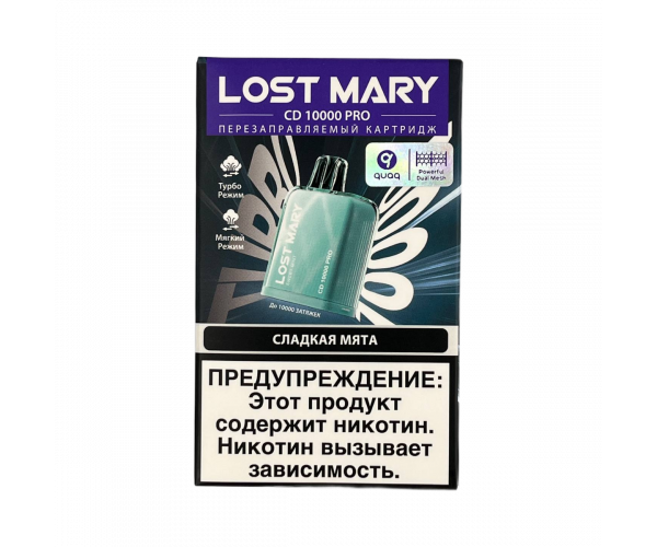 Картридж Lost Mary CD10000 PRO Сладкая Мята