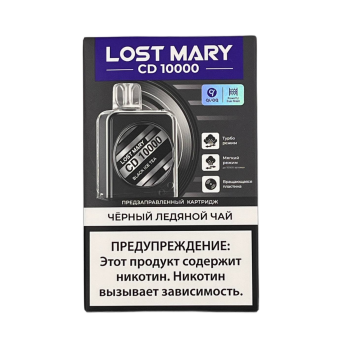 Картридж Lost Mary CD10000 Черный Ледяной Чай