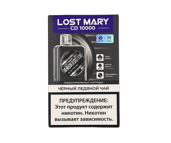 Картридж Lost Mary CD10000 Черный Ледяной Чай