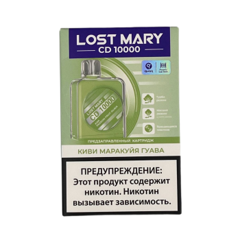 Картридж Lost Mary CD10000 Киви, Маракуйя, Гуава