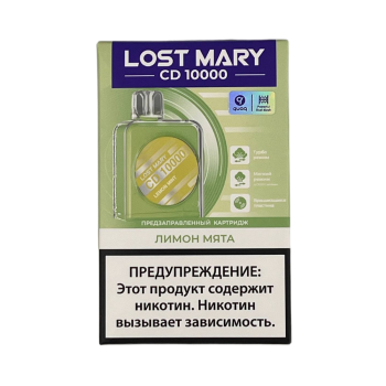 Картридж Lost Mary CD10000 Лимон, Мята