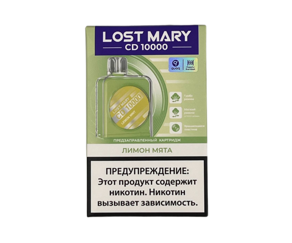 Картридж Lost Mary CD10000 Лимон, Мята