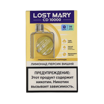 Картридж Lost Mary CD10000 Лимонад Персик-Вишня