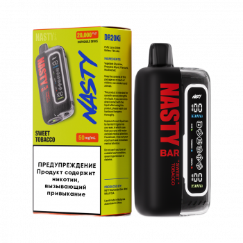 NASTY BAR XL 20000 Сладкий Табак