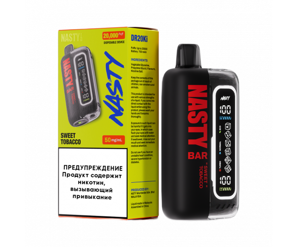 NASTY BAR XL 20000 Сладкий Табак