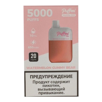 Puffmi DX5000 MeshBox Watermelon Gummy Bear (Арбузные Мармеладные Мишки)