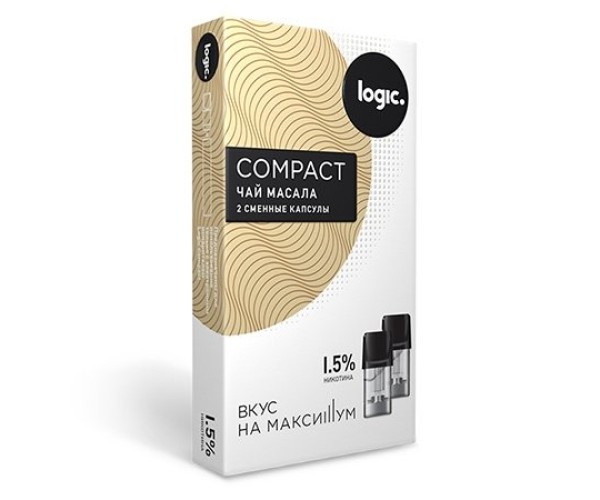 Сменные капсулы Logic Compact Чай Масала, 1.5%, 2 капсулы