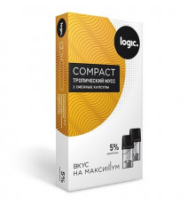 Сменные капсулы Logic Compact Тропический мусс, 5%, 2 капсулы