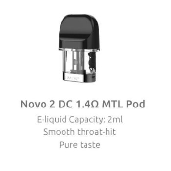 Сменный картридж Smok Novo 2 MTL Pod (1.4 Ом, 2 мл)