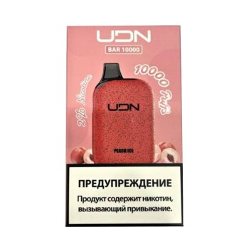 UDN BAR 10000 Персик, Лед