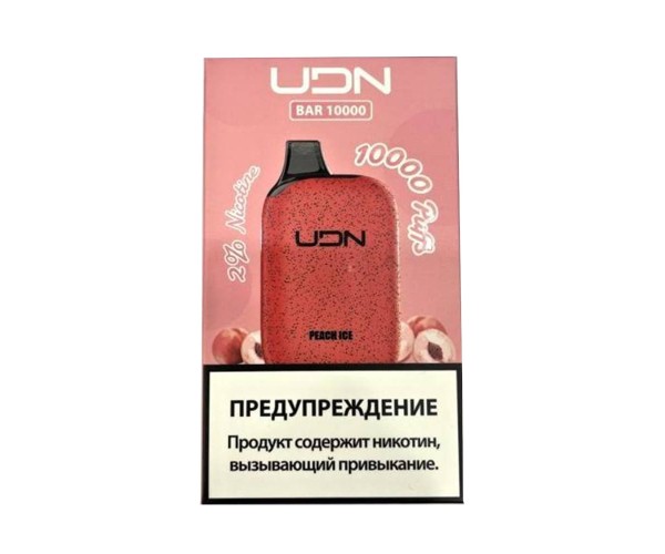 UDN BAR 10000 Персик, Лед