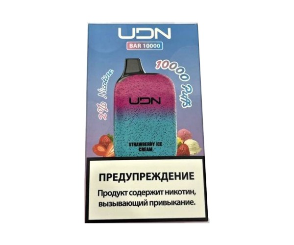 UDN BAR 10000 Клубничное Мороженое