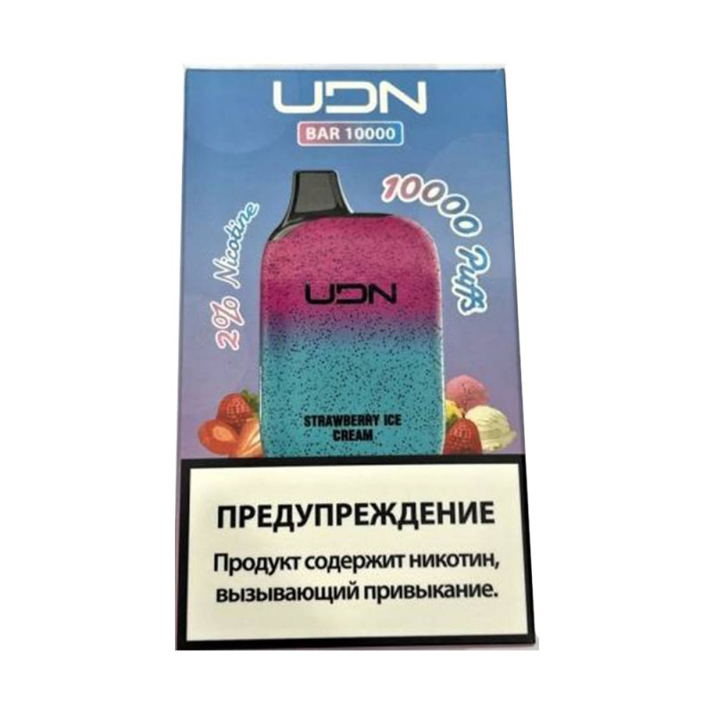 UDN BAR 10000 Клубничное Мороженое