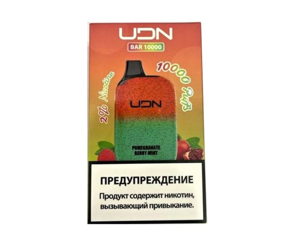 UDN BAR 10000 Гранат, Ягода, Мята