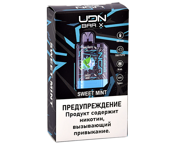 UDN BAR X III 7000 Сладкая Мята