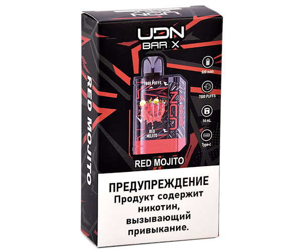 UDN BAR X III 7000 Красный Мохито