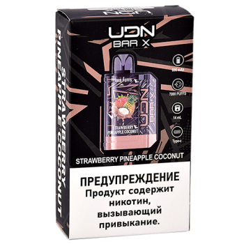 UDN BAR X III 7000 Клубника, Ананас, Кокос