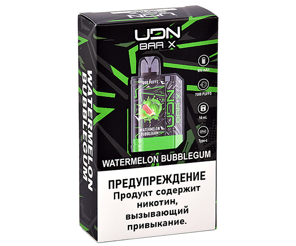 UDN BAR X III 7000 Арбузная Жвачка