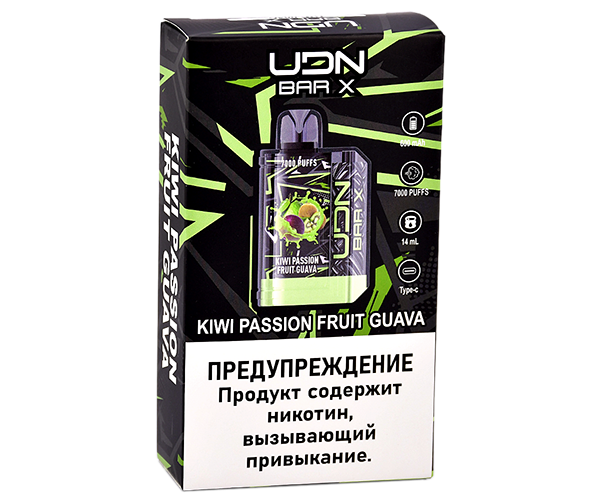 UDN BAR X III 7000 Киви, Маракуйя, Гуава