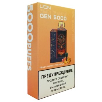 UDN GEN 5000 Peach Mango Pineapple (Персик, Манго, Ананас)