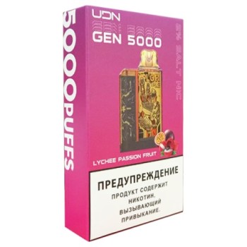 UDN GEN 5000 Lychee Passion Fruit (Личи, Маракуйя)