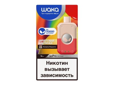 Новинка! WAKA soPro PA7000 на 7000 затяжек